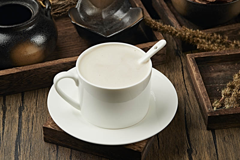 现磨杏仁茶图片