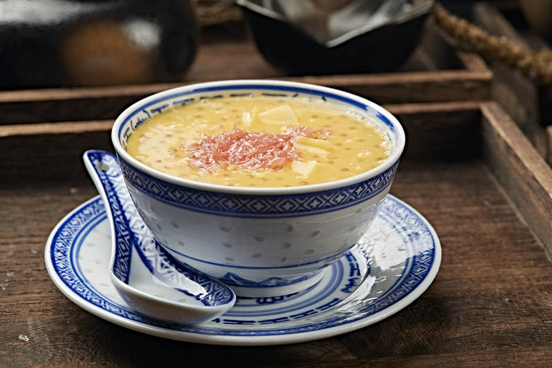 红柚芒果西米露杨枝甘露图片