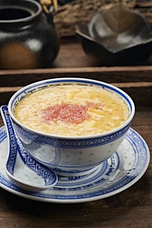 红柚芒果西米露杨枝甘露图片