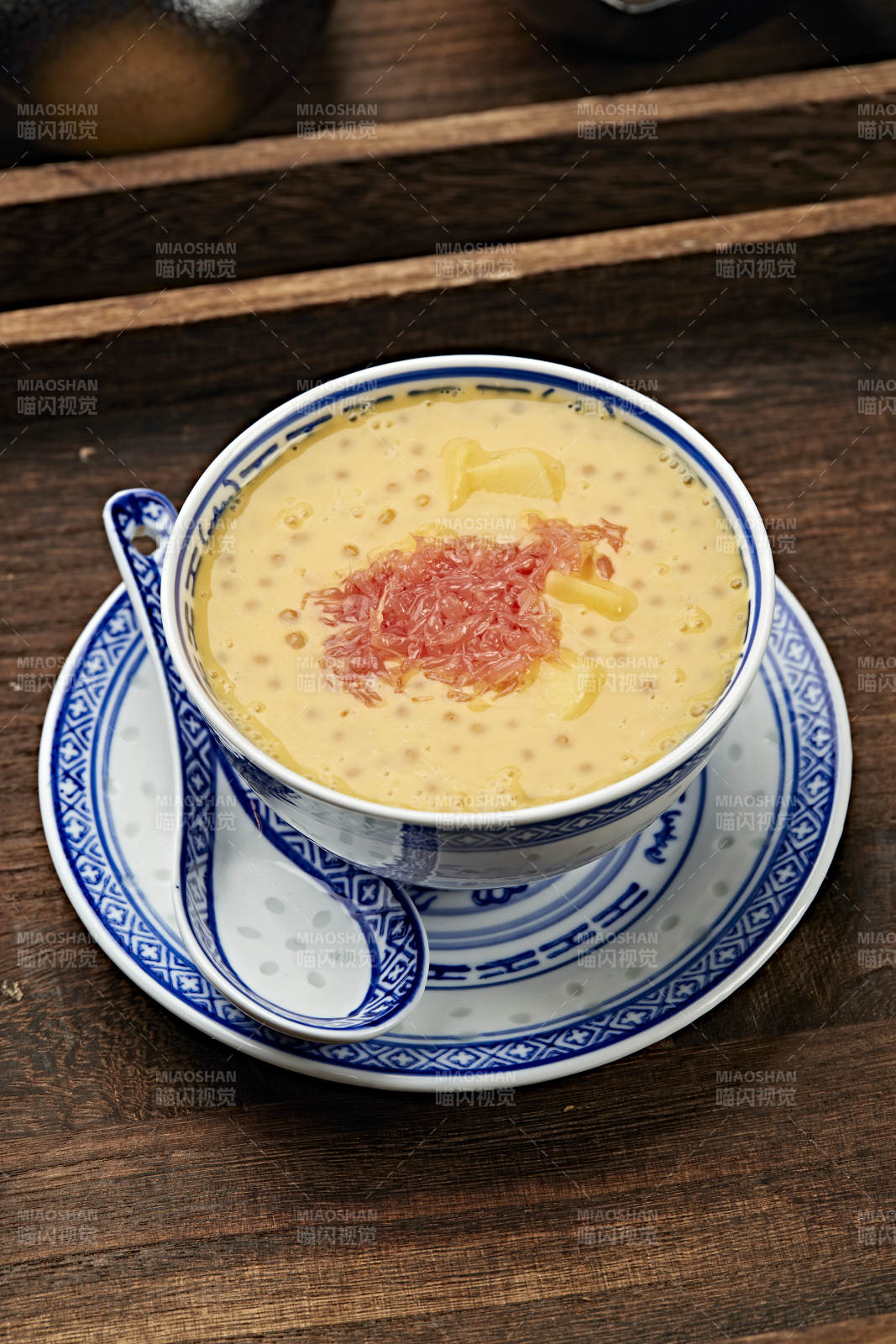 红柚芒果西米露杨枝甘露图片