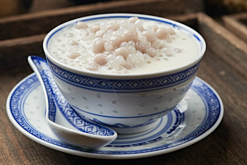 椰奶水果西米露图片