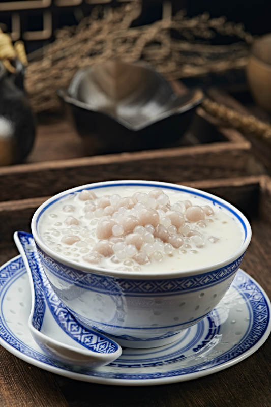 椰奶水果西米露图片