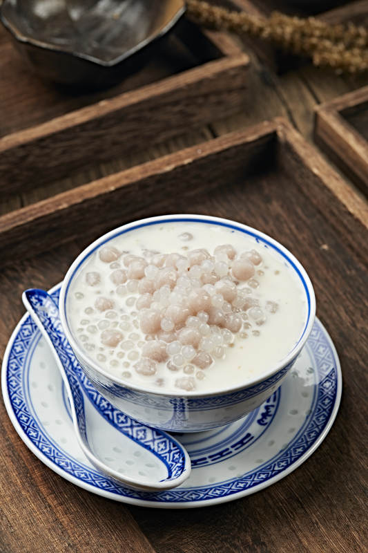 椰奶水果西米露图片