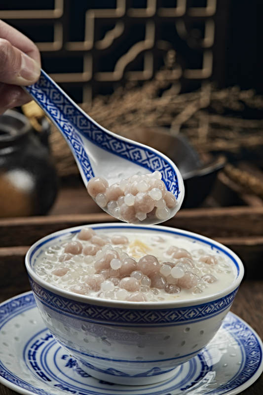 椰奶水果西米露图片