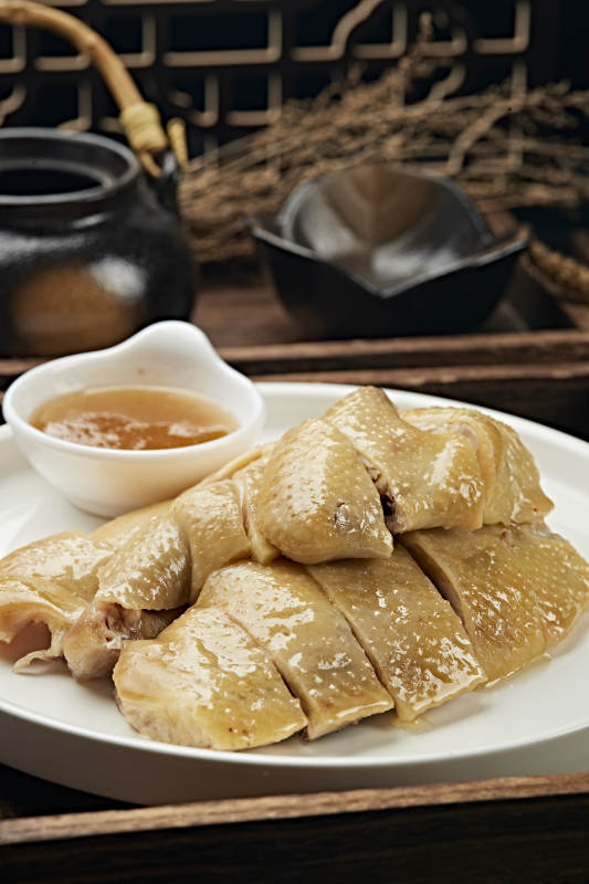 港式茶餐盐水白切鸡图片