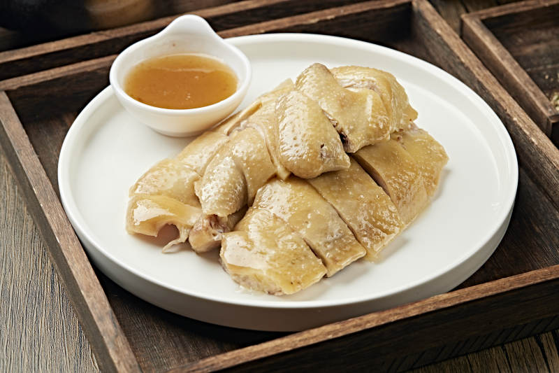 港式茶餐盐水白切鸡图片