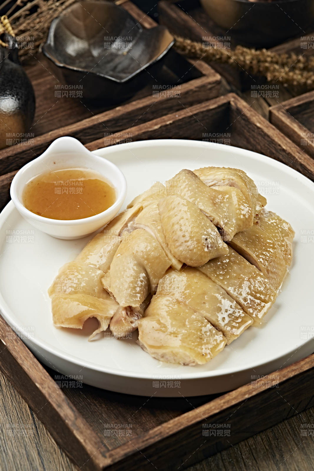 港式茶餐盐水白切鸡图片