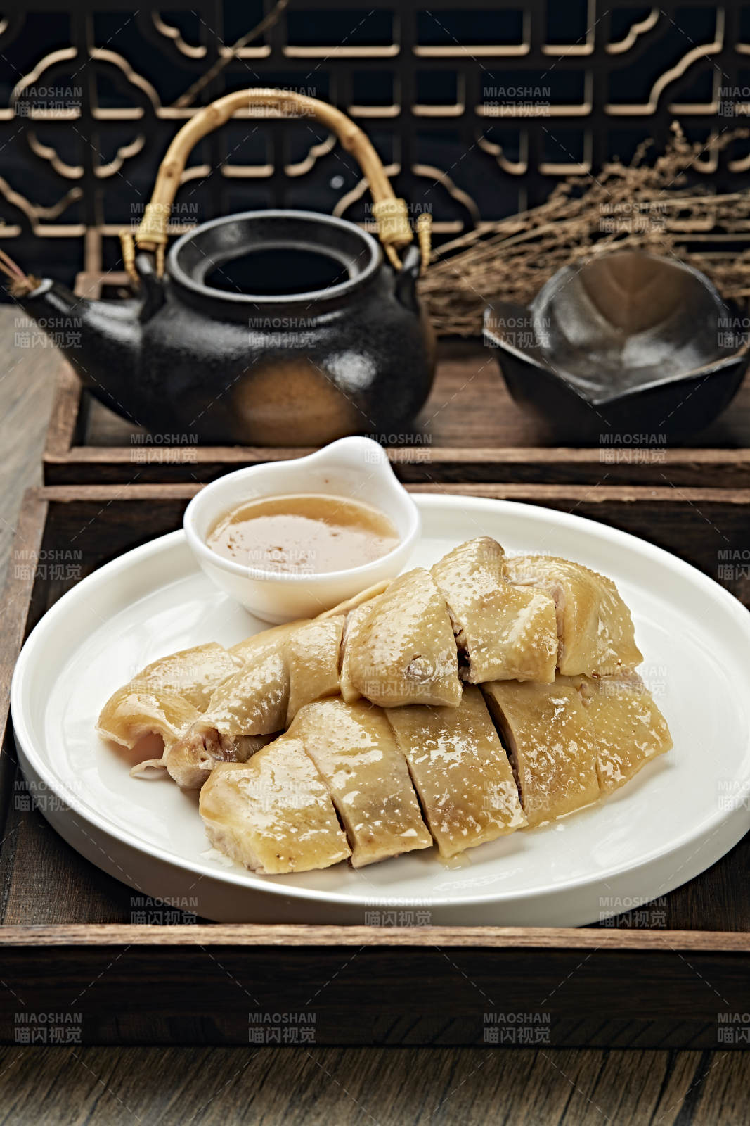 港式茶餐盐水白切鸡图片