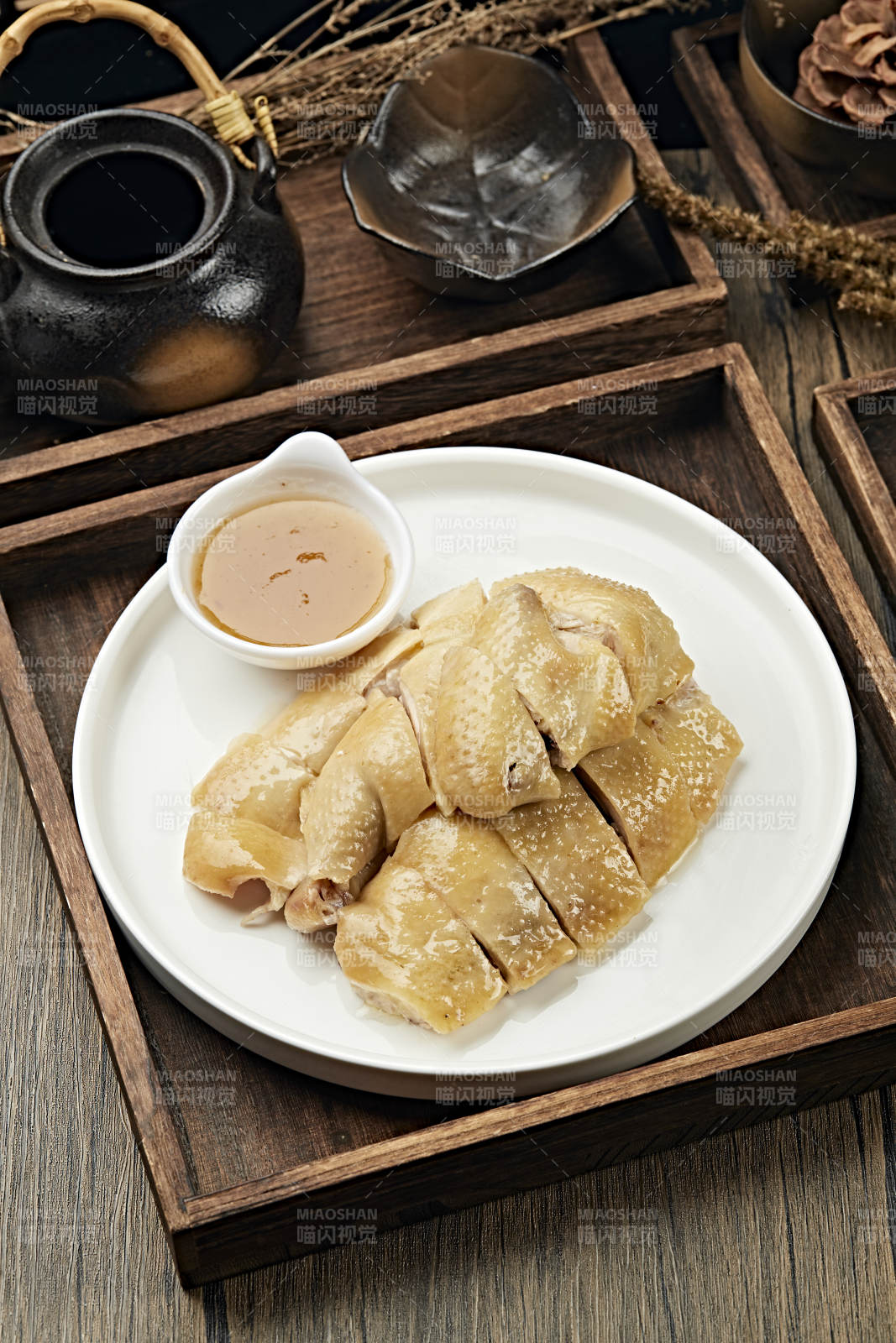 港式茶餐盐水白切鸡图片