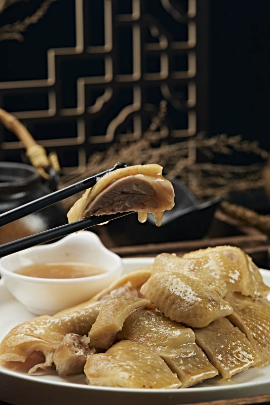 港式茶餐盐水白切鸡图片