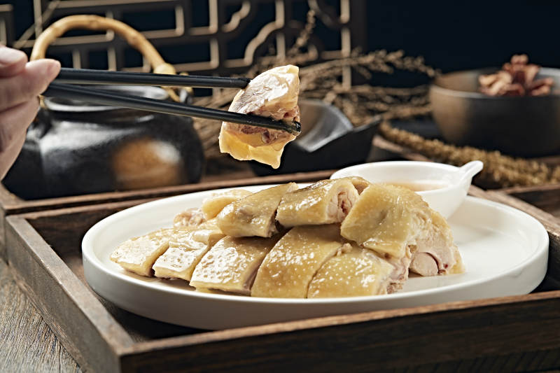 港式茶餐盐水白切鸡图片