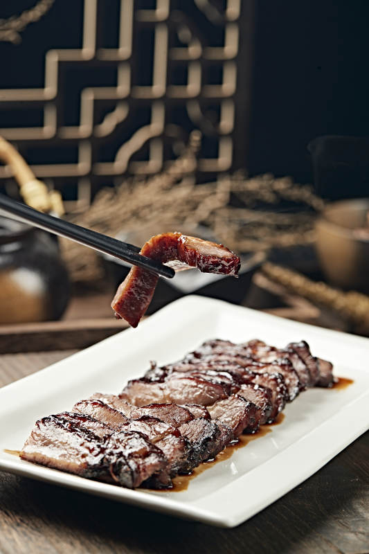 港式茶餐叉烧肉图片