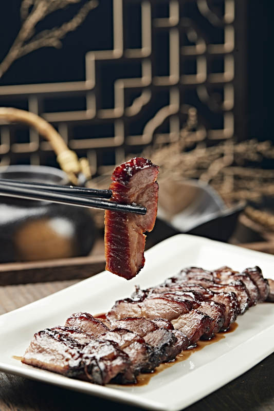 港式茶餐叉烧肉图片