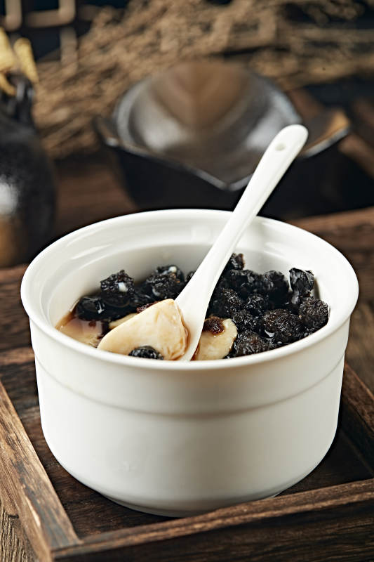 港式茶餐黑玉珍珠双皮奶图片