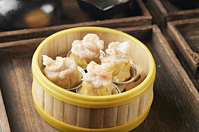 香蒸虾仁大烧麦图片