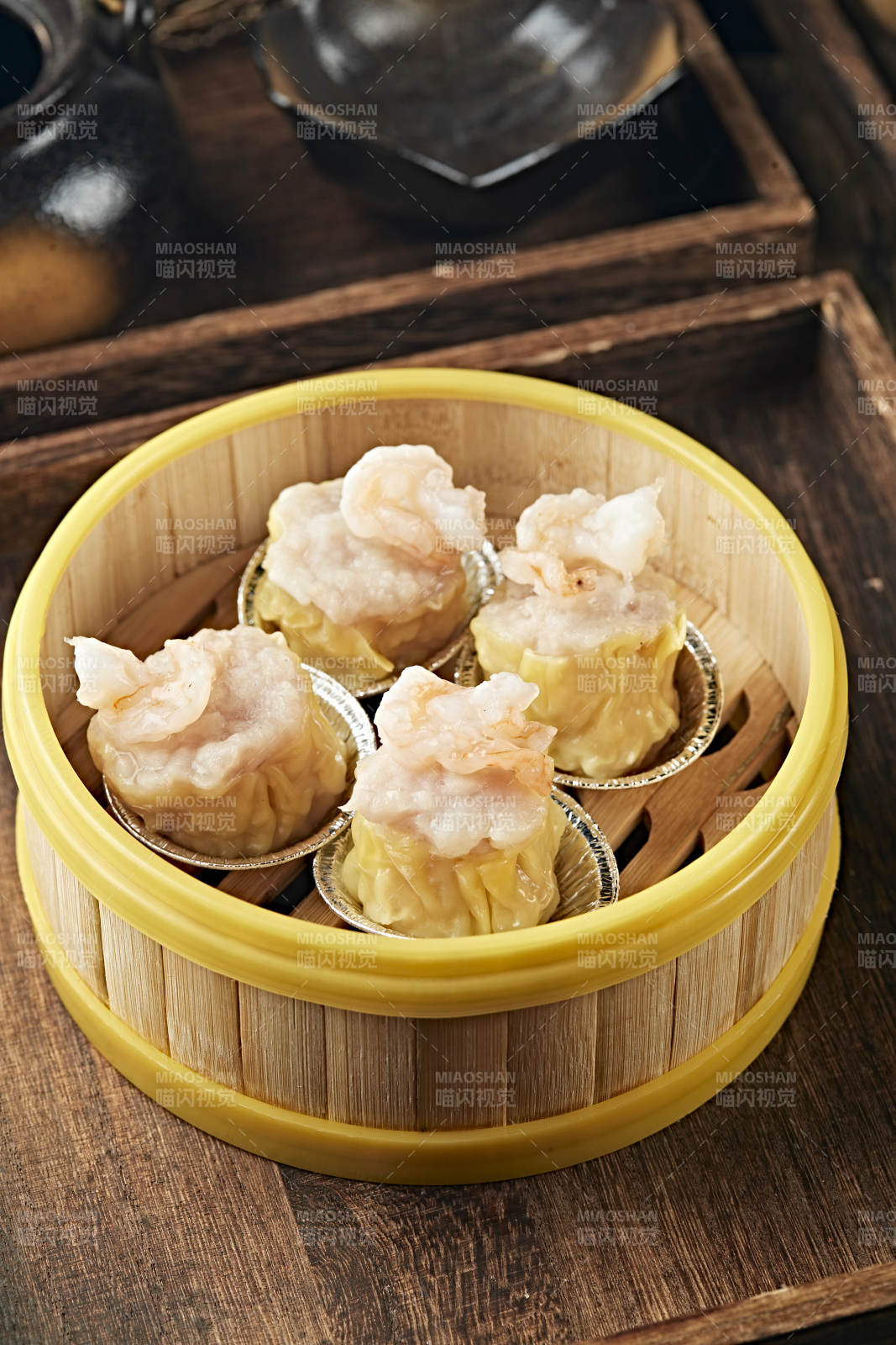 香蒸虾仁大烧麦图片