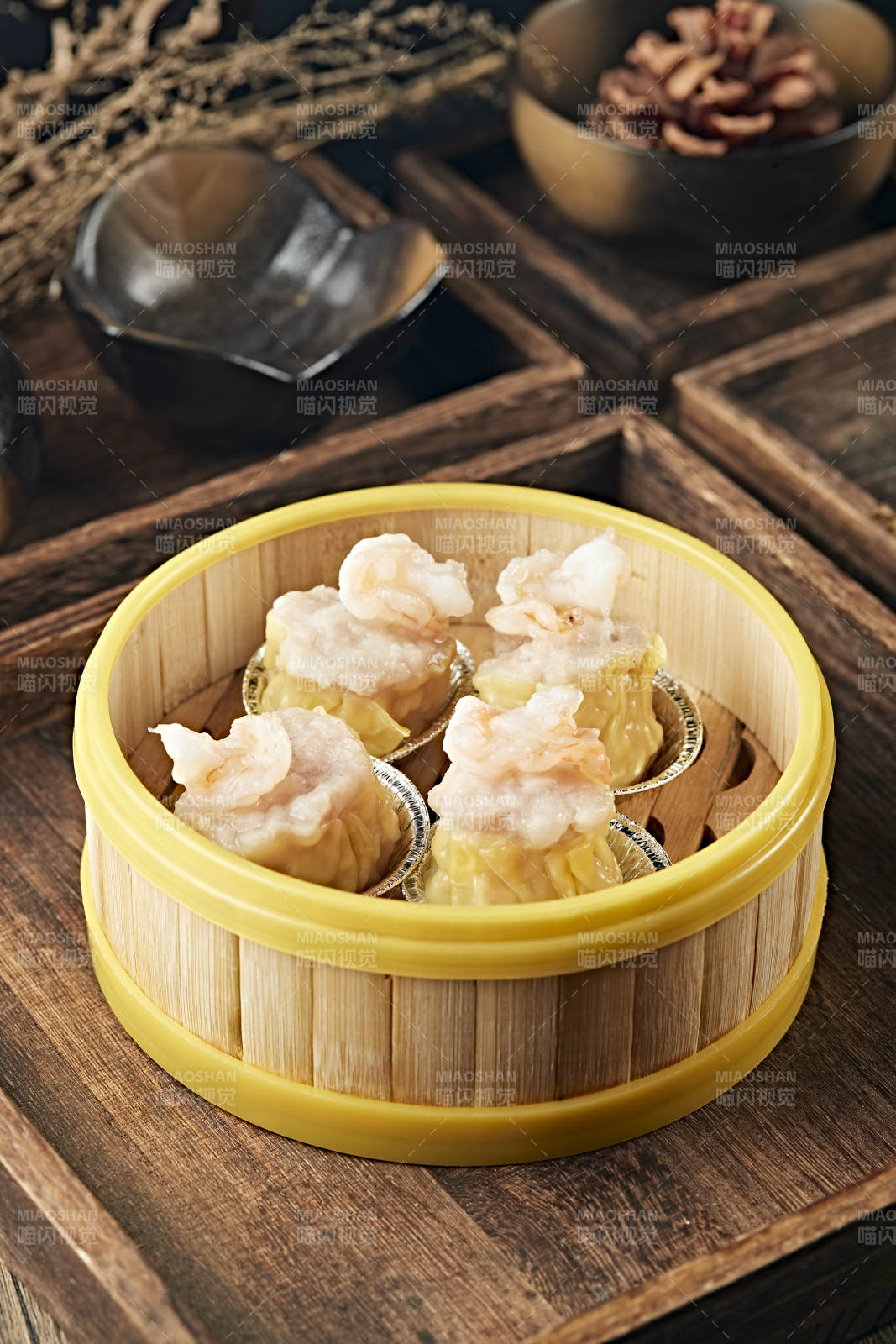 香蒸虾仁大烧麦图片