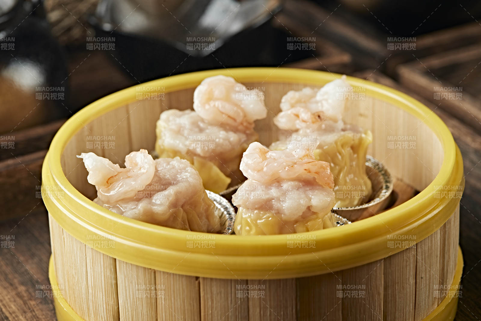 香蒸虾仁大烧麦图片