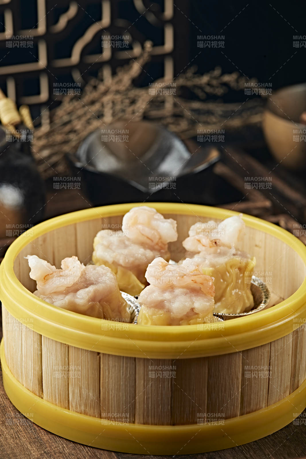 香蒸虾仁大烧麦图片