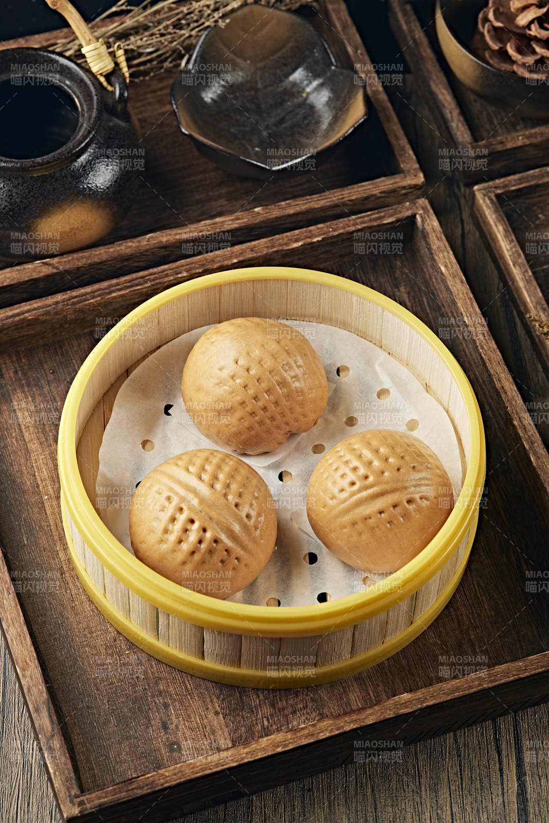 港式茶餐可可酱红糖核桃包图片