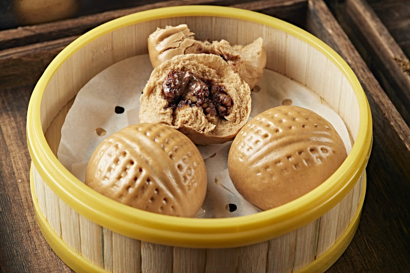 港式茶餐可可酱红糖核桃包图片