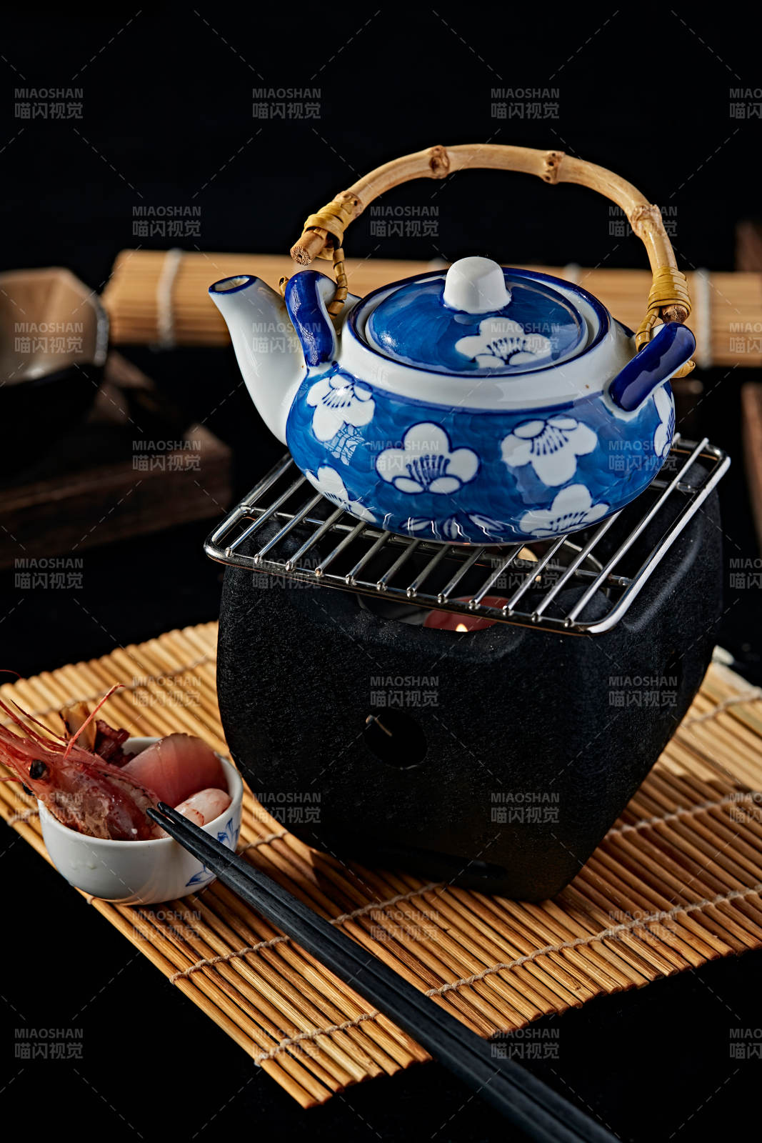 日料煮茶海鲜图片