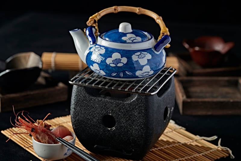 日料煮茶海鲜图片