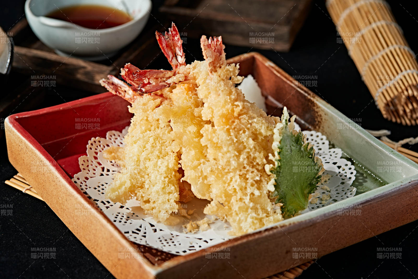 日料天妇罗炸虾图片