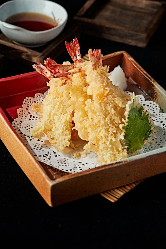 日料天妇罗炸虾图片