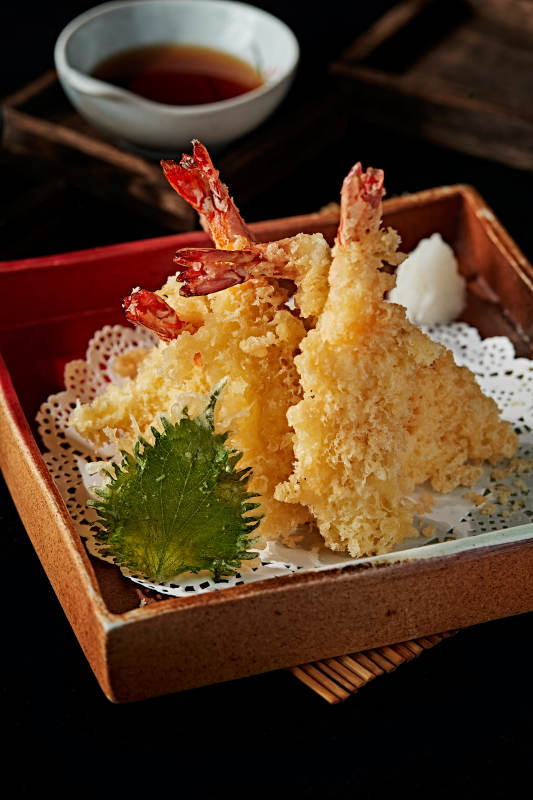 日料天妇罗炸虾图片