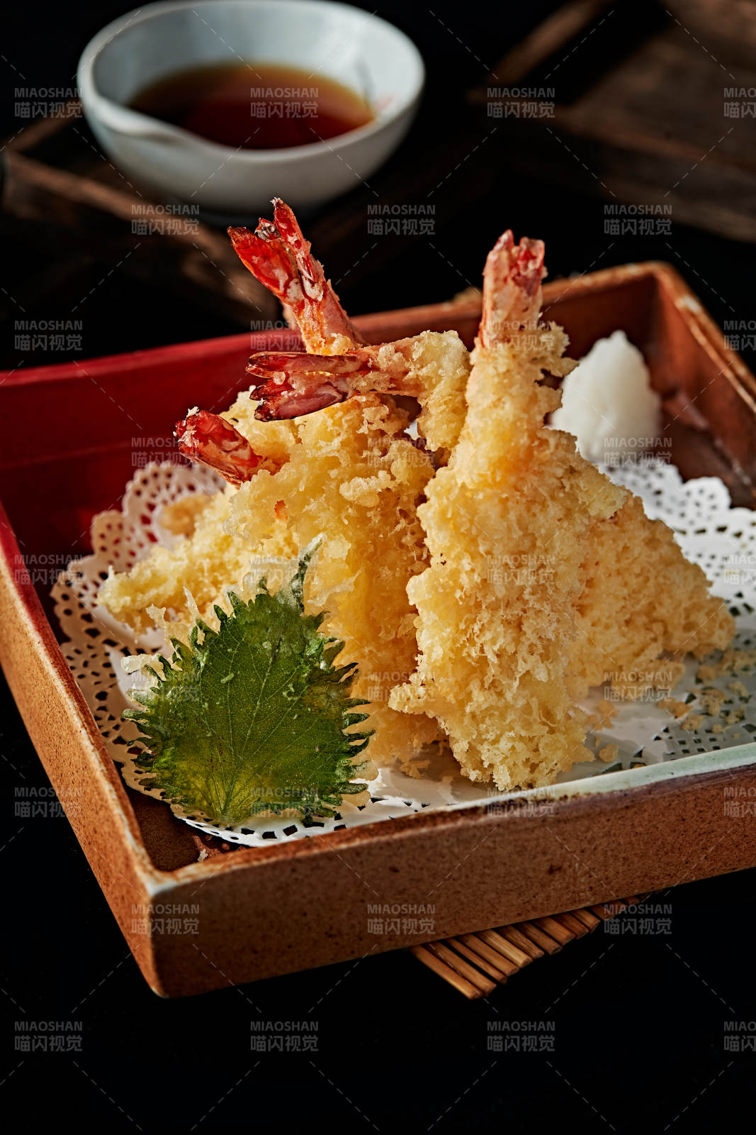 日料天妇罗炸虾图片