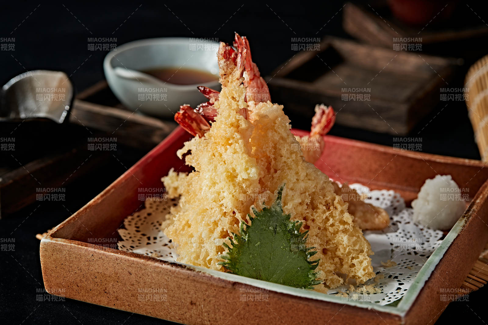 日料天妇罗炸虾图片