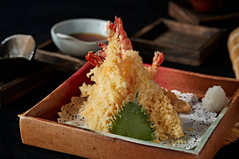 日料天妇罗炸虾图片