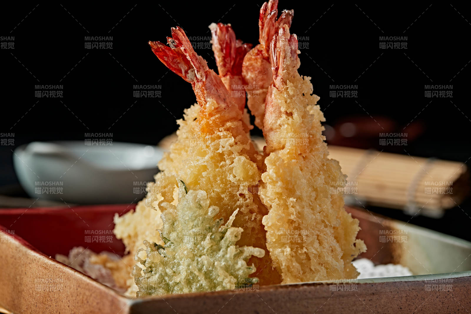 日料天妇罗炸虾图片