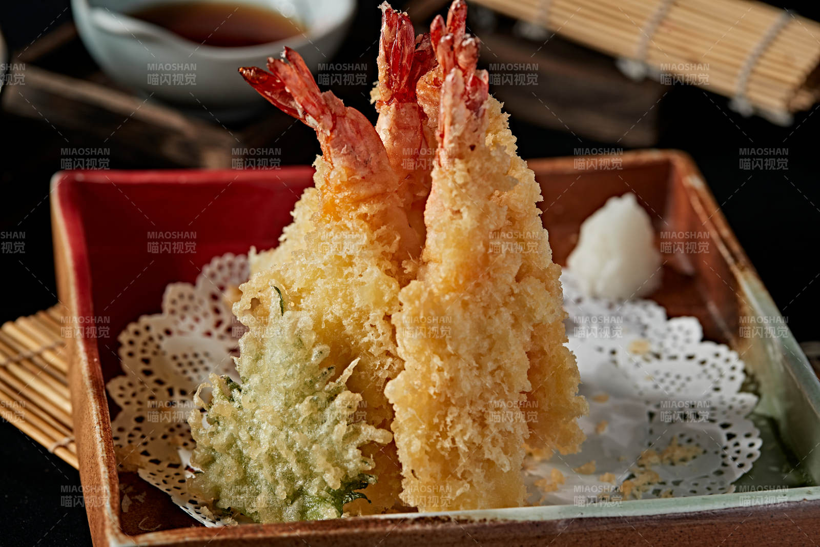 日料天妇罗炸虾图片