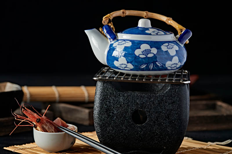 日料煮茶海鲜图片