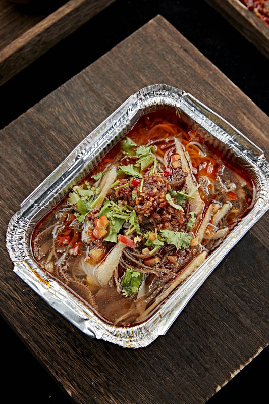 蒜蓉锡纸烤毛肚图片