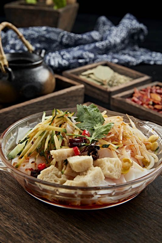 辣味剁椒凉皮图片