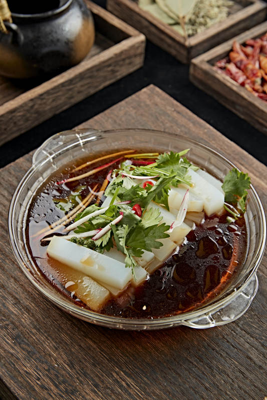 特色凉拌凉粉图片