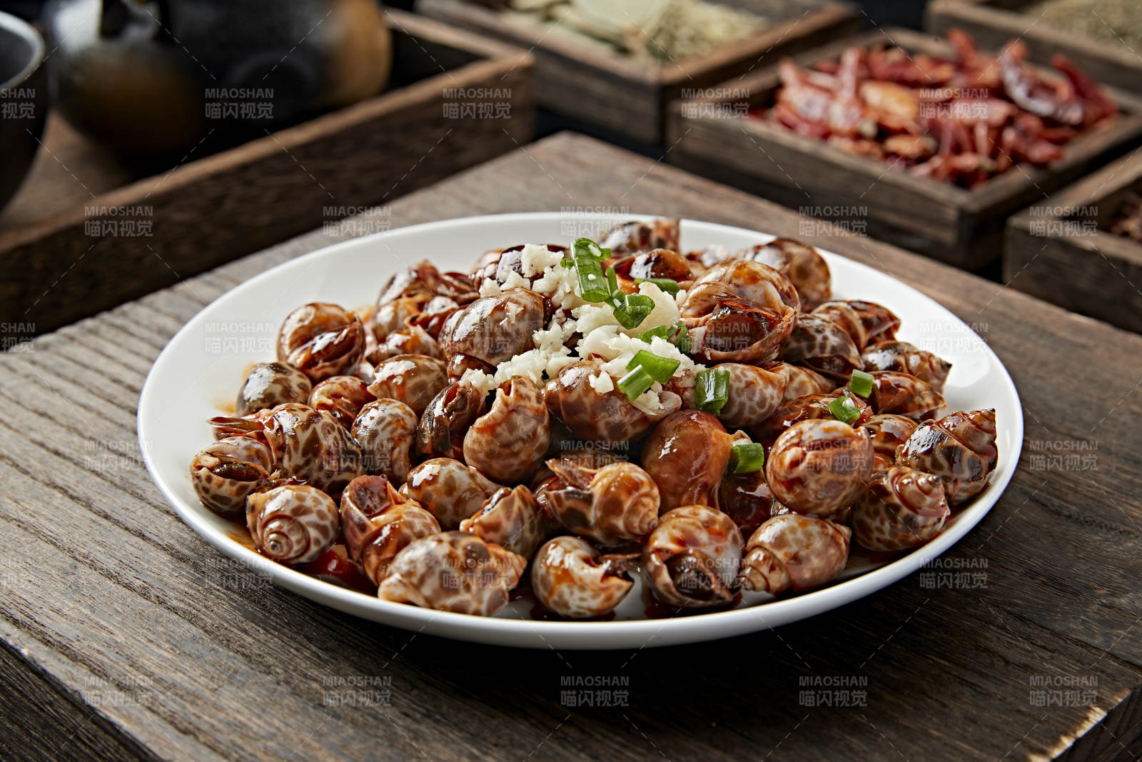 捞汁小海鲜酒酿花螺图片