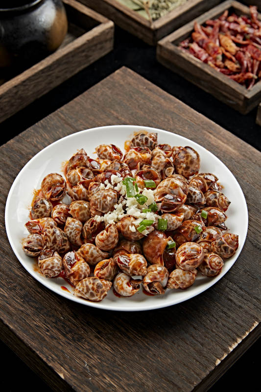 捞汁小海鲜酒酿花螺图片