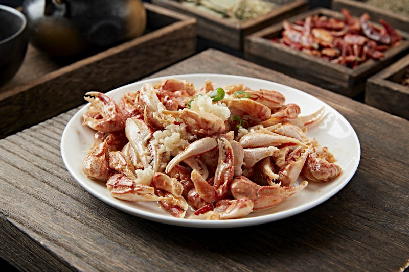 捞汁小海鲜糟醉海蟹钳图片