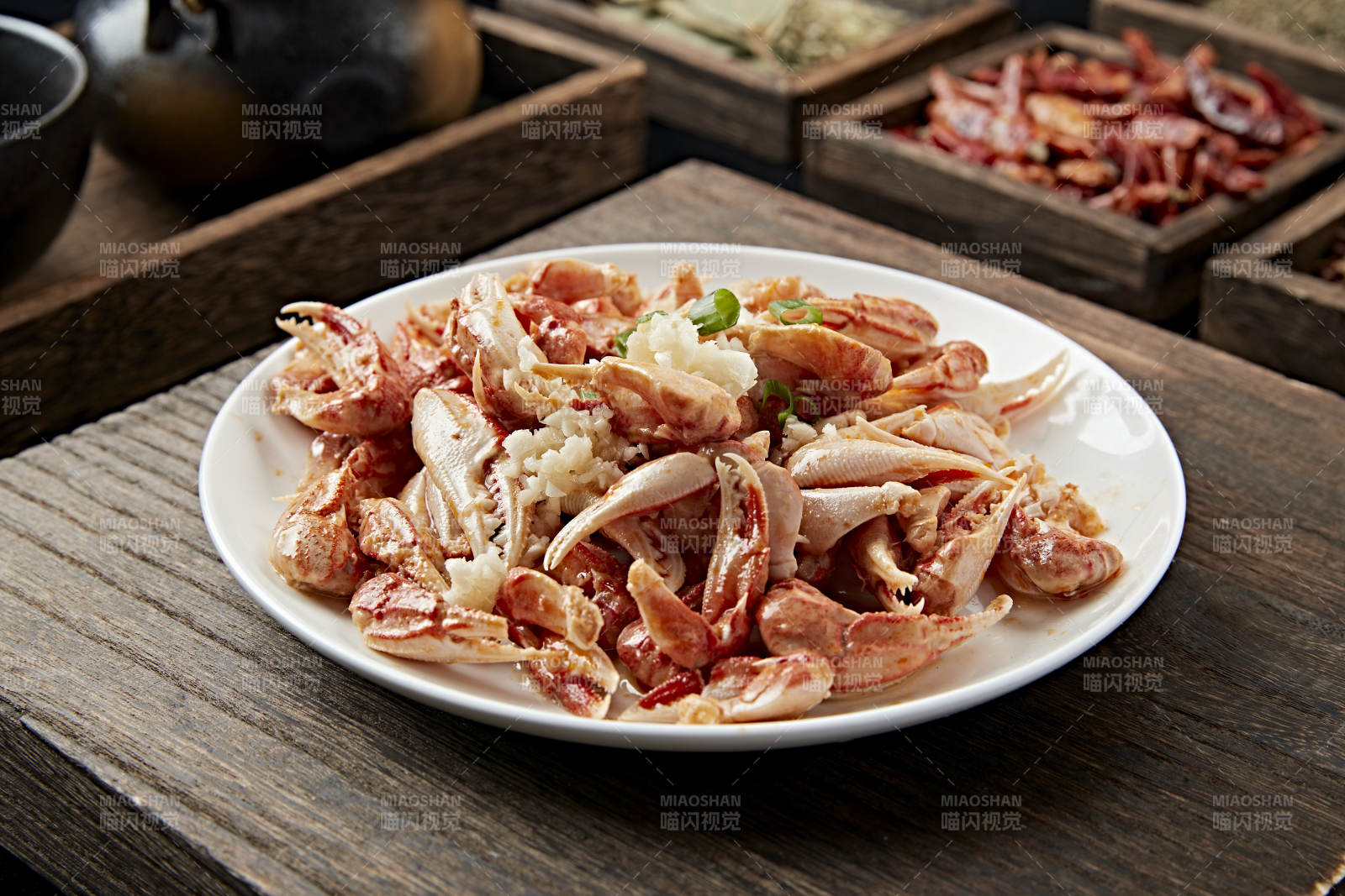 捞汁小海鲜糟醉海蟹钳图片