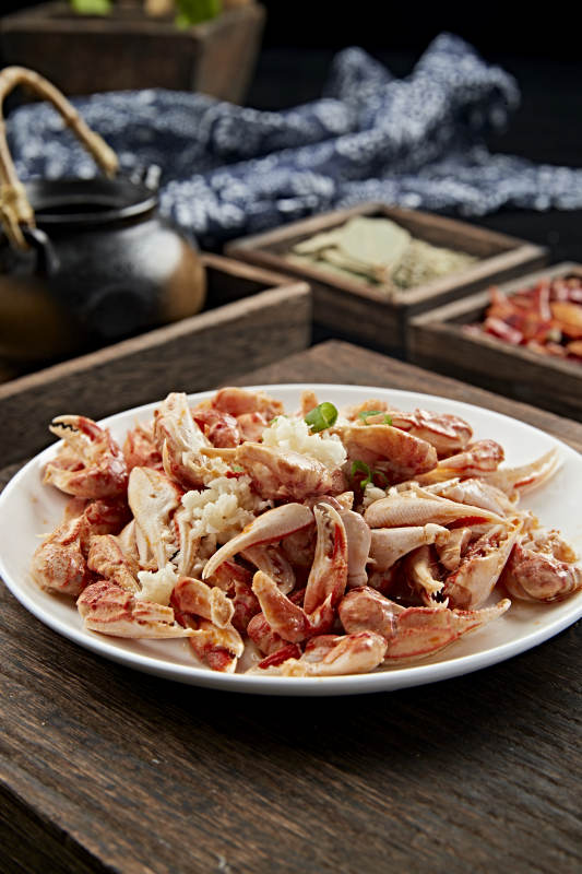 捞汁小海鲜糟醉海蟹钳图片