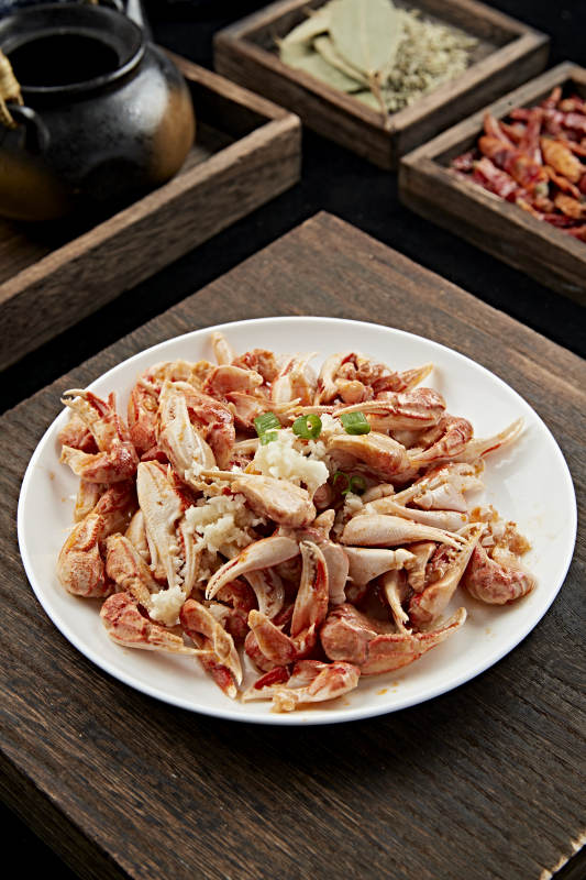 捞汁小海鲜糟醉海蟹钳图片