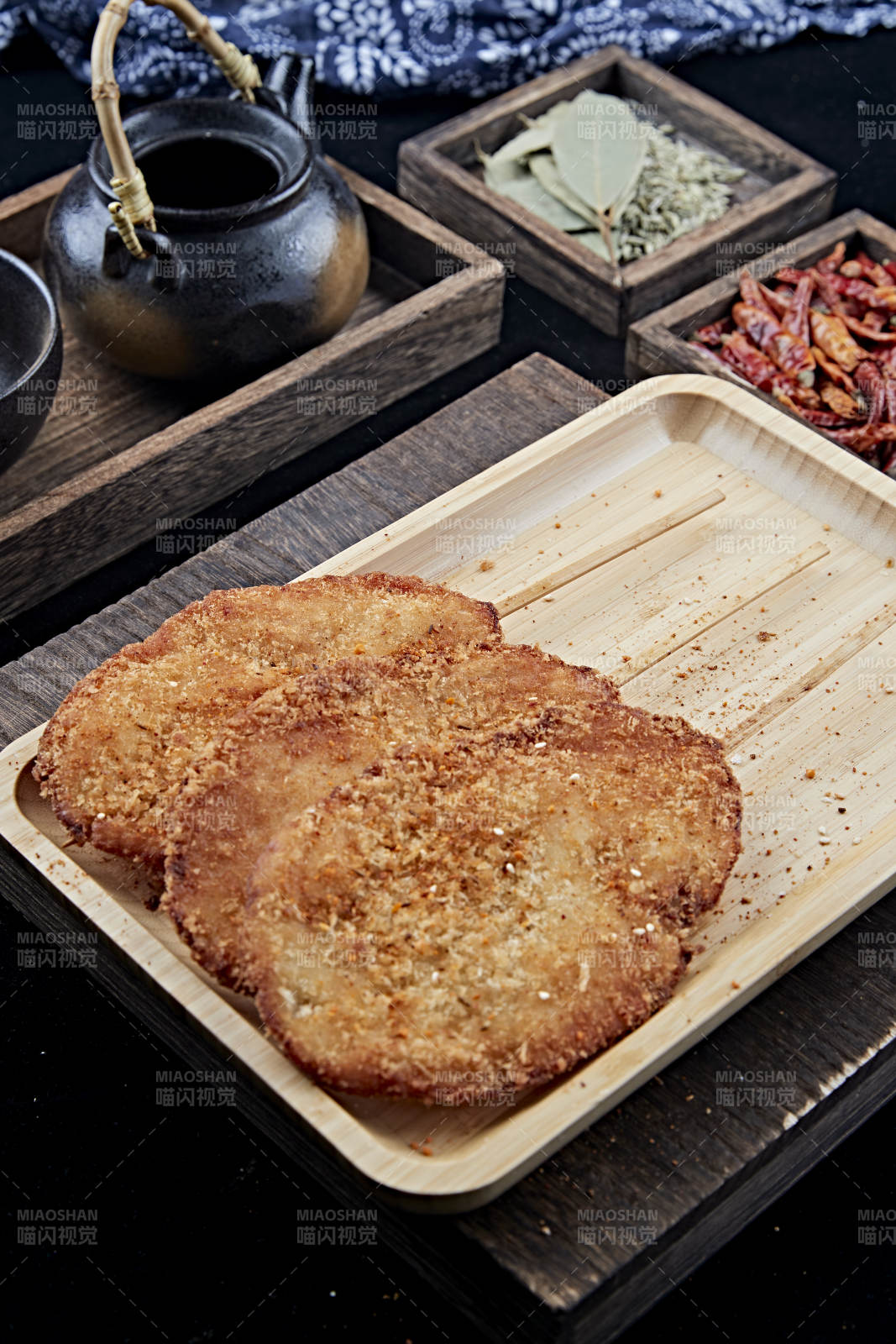 美味油炸大鸡排图片