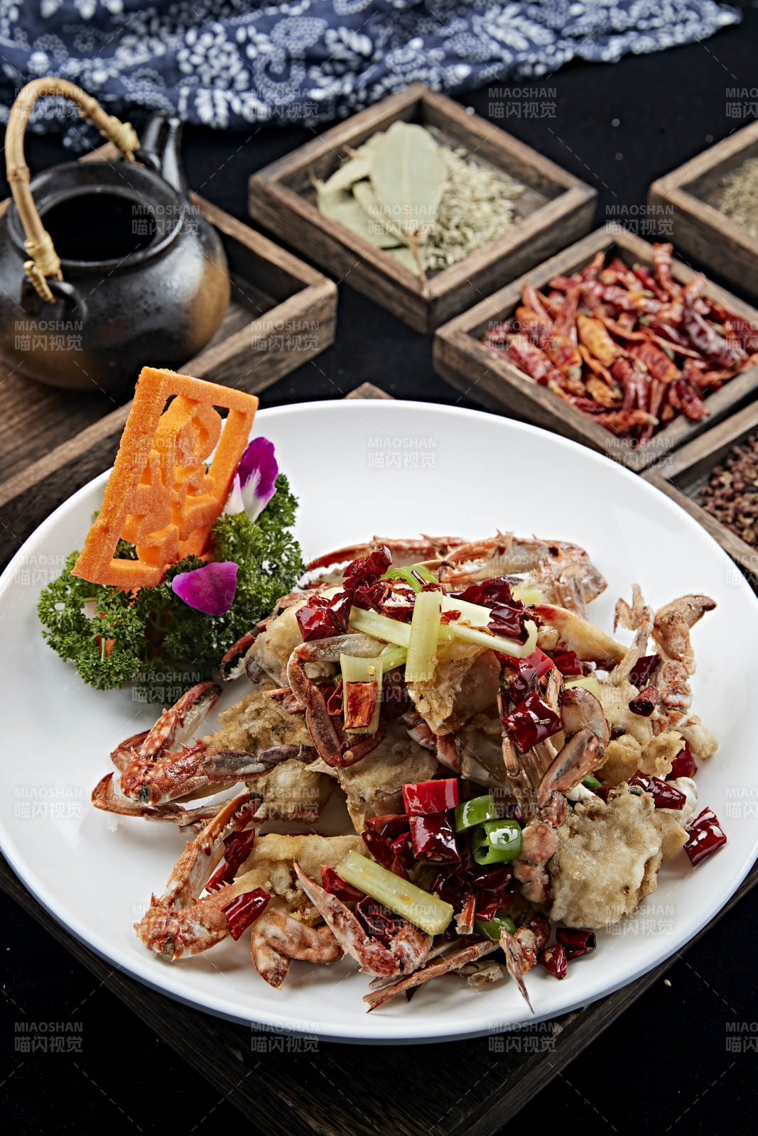 避风塘炒蟹图片