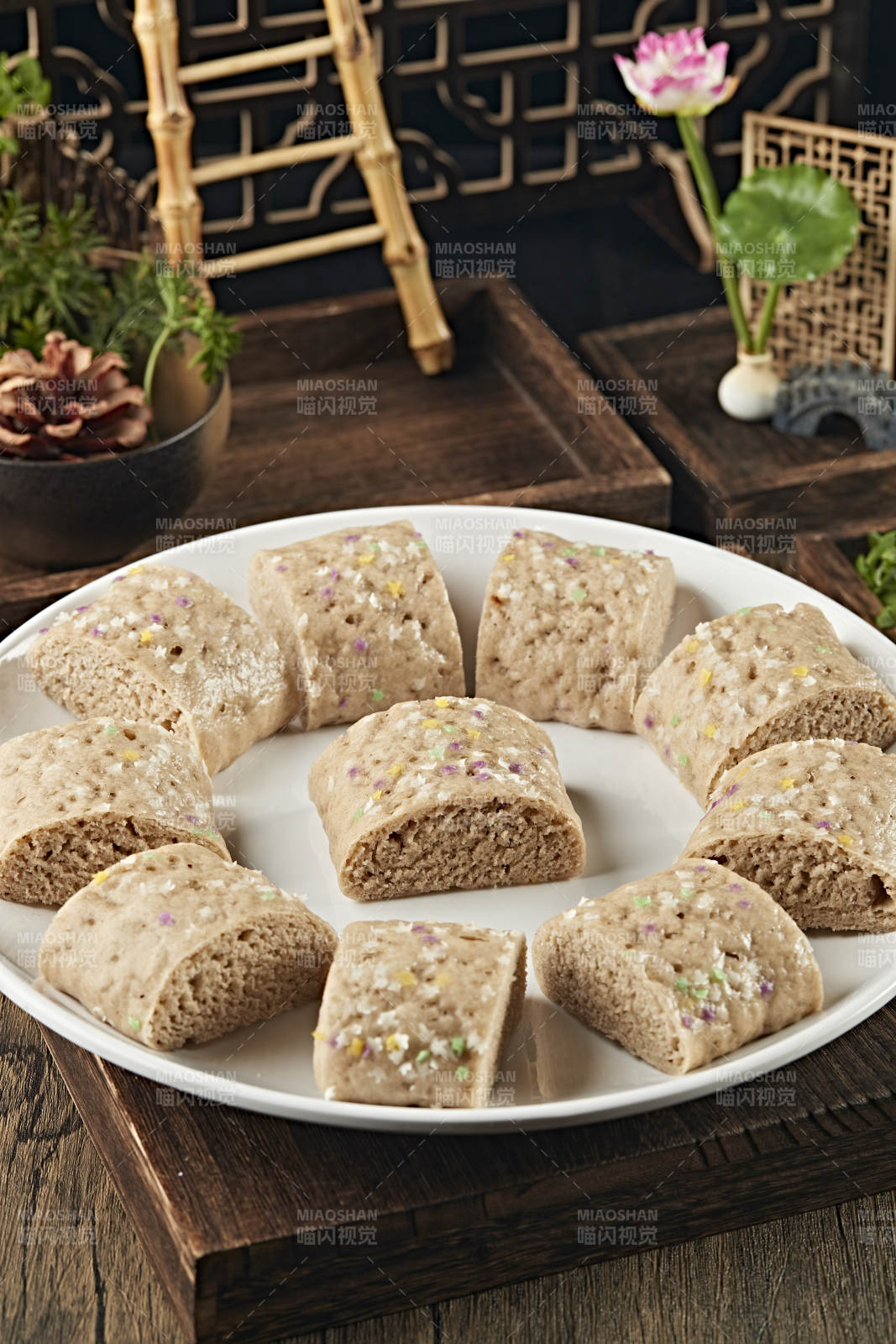 香蒸杂粮馒头图片