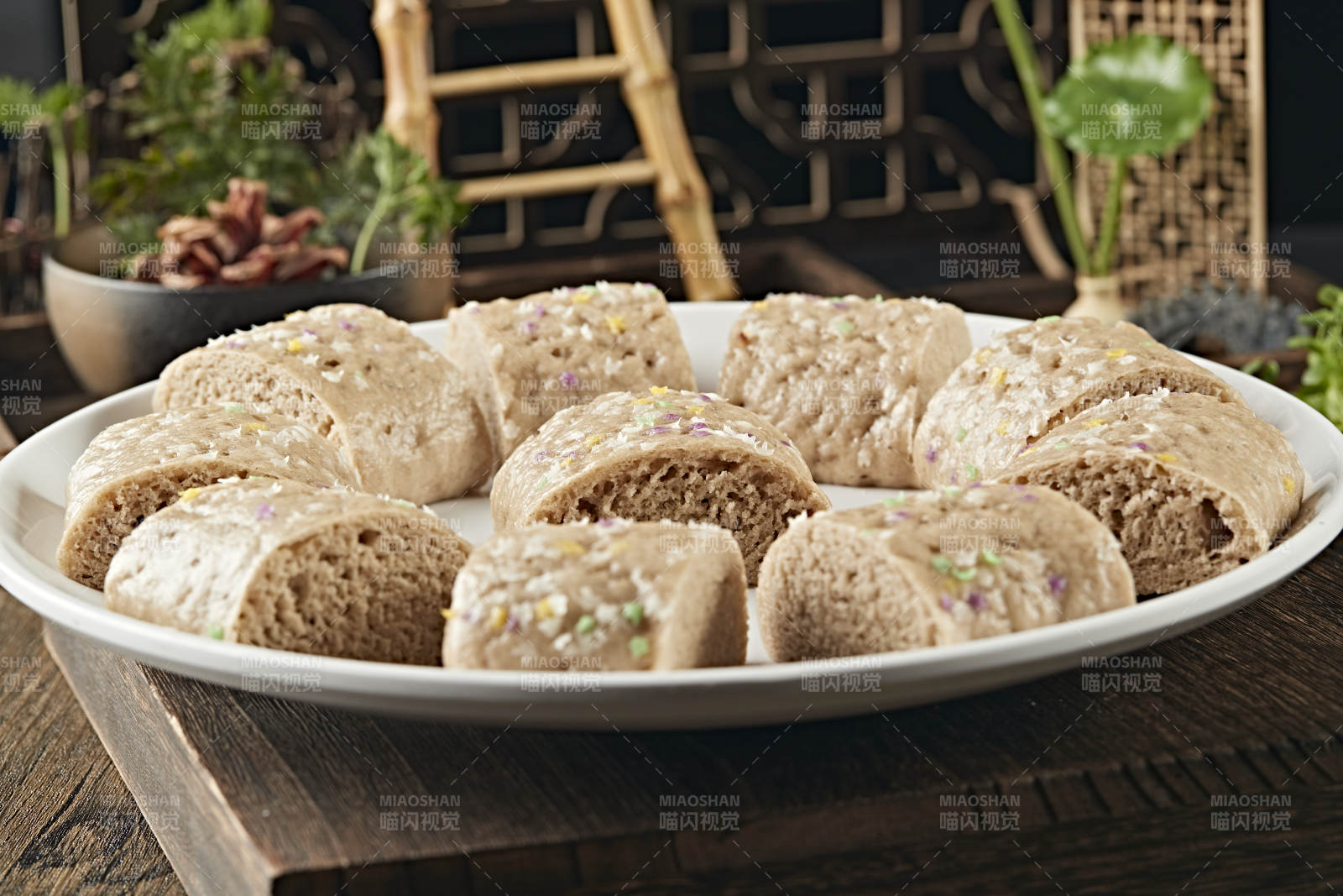 香蒸杂粮馒头图片