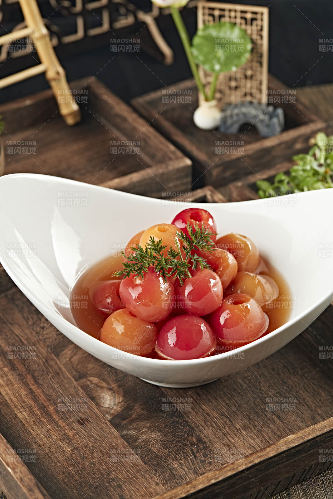 精美凉菜糖水山楂果图片